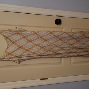 Plaid J. Crew Maxi Dress, NWT, size 20